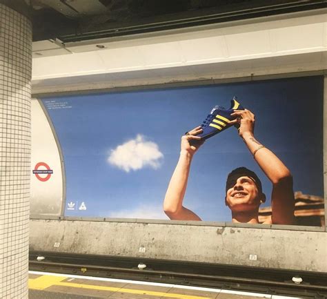 adidas london underground station.